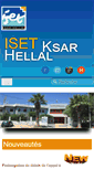 Mobile Screenshot of isetkh.rnu.tn